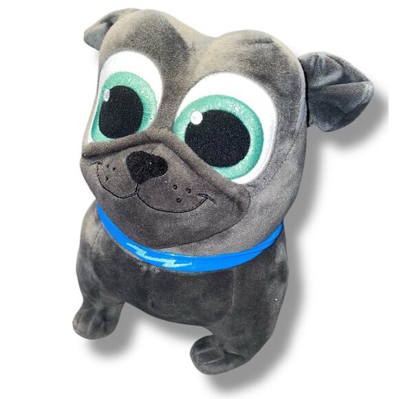 Disney Plush Puppy Dog Pals Bingo Embroidered Eyes Pillow Nursery Gift 11" - Picture 7 of 8